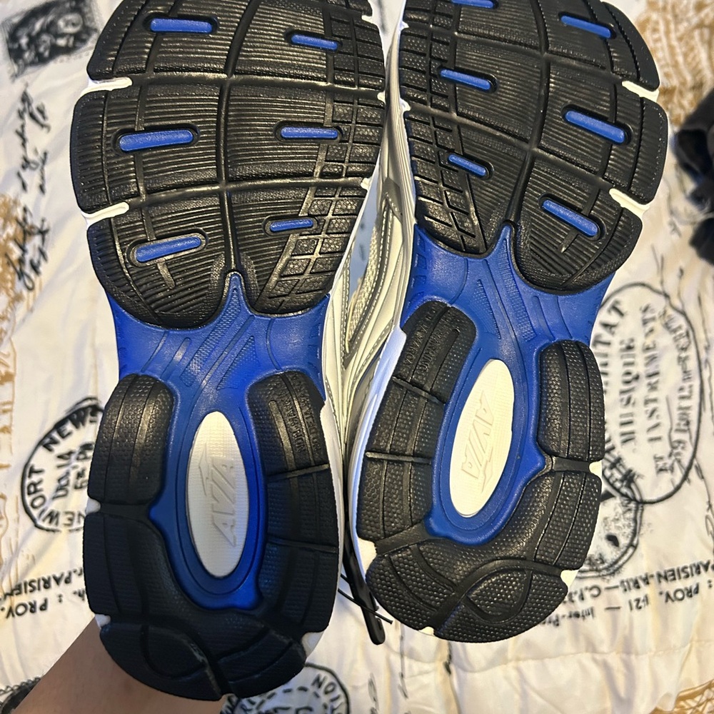 Avia Black and Blue Athletic Shoes